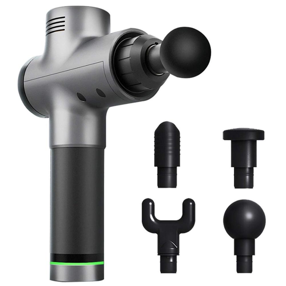Unlock ultimate relaxation and recovery with our versatile Muscle Massage Gun, equipped with four specialized massage heads designed to target every muscle group with precision, providing customizable relief tailored to your unique needs